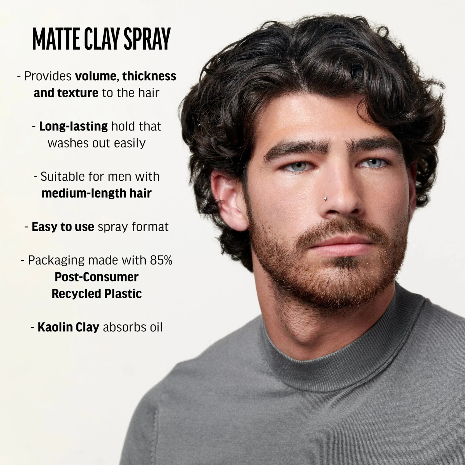American Crew Matte Clay Spray 6 American Crew Matte Clay Spray - Image 4