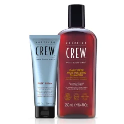 American Crew Fiber Cream Daily Deep Shampoo Set