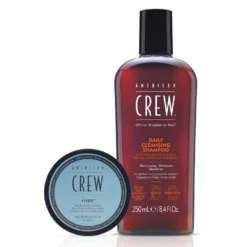 American Crew FIBER AND DAILY CLEANSING SHAMPOO GIFT SET