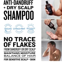 American Crew ANTI-DANDRUFF + DRY SCALP SHAMPOO -Cliomakeup Shop anti dandruff dry scalp shampoo 8.4oz benefits 2 5a1664d7 c543 4c8f 9b85 c7760343db9a