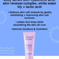 Cliomakeup Shop -Cliomakeup Shop bfresh AsGoodAsNew BodySerum CalloutCard Shopify